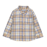 Mayoral 2109 Long Sleeve Button Up Cereal Check