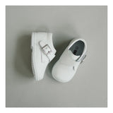 Angel Baby 2168 Finch Velcro Bootie White