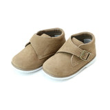 Angel Baby 2168 Finch Velcro Bootie Khaki Suede