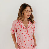 In My Jammers Red Kiss Women's Pajama Set
