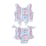 Swoon Kids Americana Two Piece Swimsuit S2688