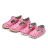 Angel Baby 2945 Birdie T-Strap Mary Jane Patent Malibu Pink