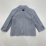 Mayoral 1444 Linen Blazer Navy Stripe