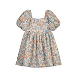 Mayoral 3928 Salmon Floral Printed Dress