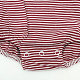 Cypress Row Boys Bubble Dark Red Stripe