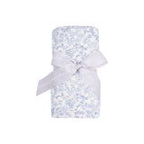 Angel Dear Blue Calico Floral Swaddle Blanket