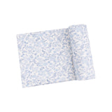 Angel Dear Blue Calico Floral Swaddle Blanket