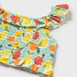 Mayoral 1930 Tropical Skirt Set Aqua