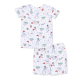 Angel Dear Home Run Baseball Loungewear Short Set