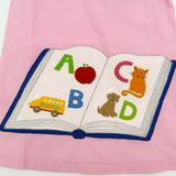 Cotton Kids ABC Book Dress Pink