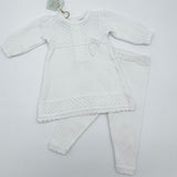Feltman Brothers 14901 White Knit 2 Piece Set