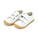 L'Amour Marisa Scalloped Strap Sneaker White
