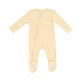 Angel Dear Stripe Baby Chicks 2 Way Zipper Footie