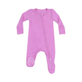 Angel Dear Solid Cyclamen 2 Way Zipper Footie