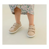 L'Amour 678 Caroline Scalloped Sneaker Almond