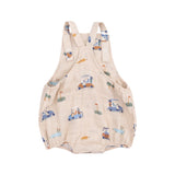 Angel Dear Golf Cart Cuties Sunsuit Oatmeal