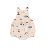 Angel Dear Golf Cart Cuties Sunsuit Oatmeal