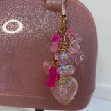 Carrying Kind Cate Light Pink Sparkle Hearts & Gummies