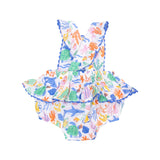 Angel Dear Colorful Reef Ric-Rac Ruffle Sunsuit
