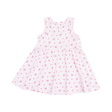 Angel Dear Strawberry Swiss Dot Tank Dress
