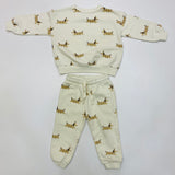 Rylee + Cru Relaxed Sweatshirt and Jogger Set Christmas Dogs