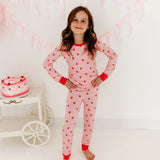 In My Jammers Red Kiss Two Piece Pajama Set