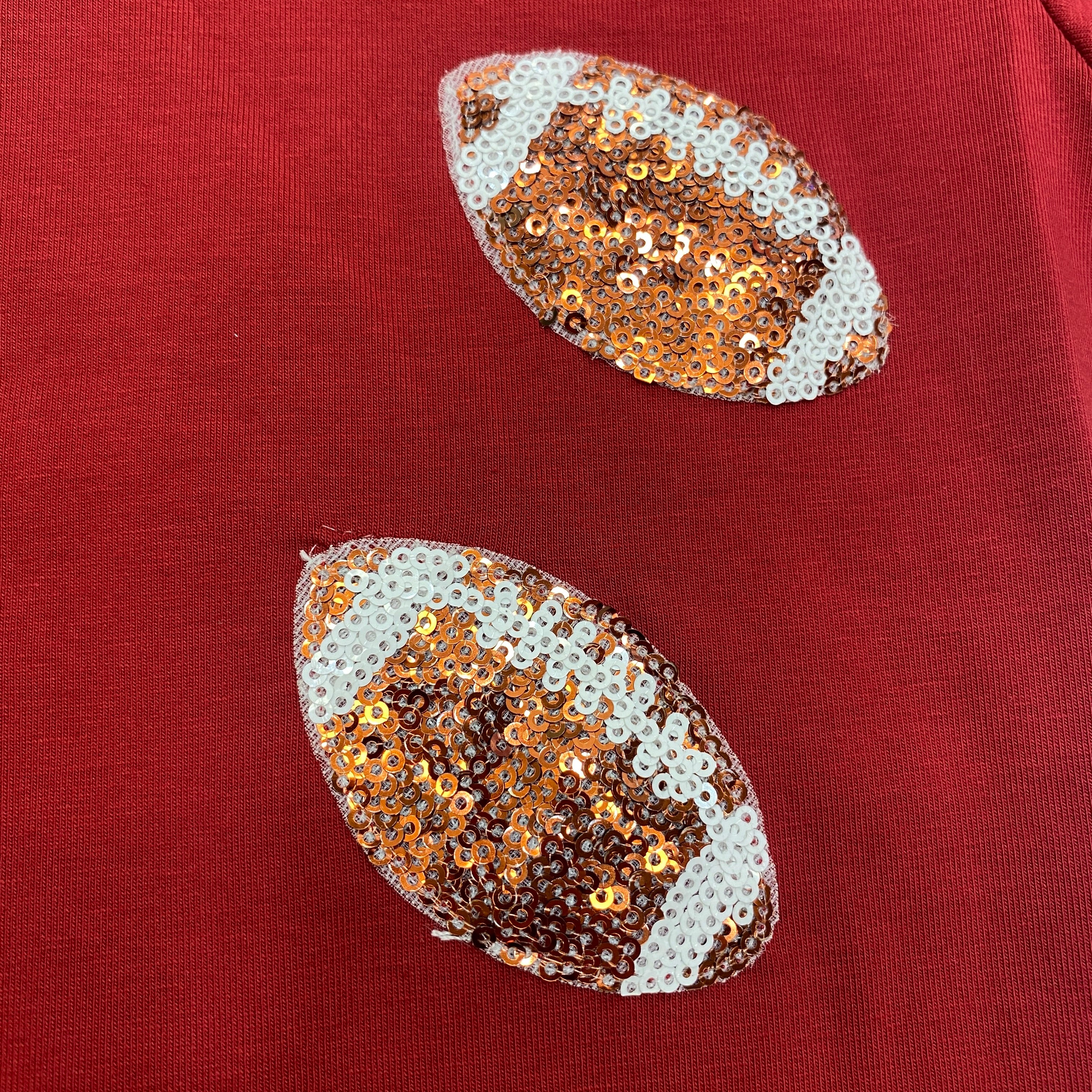 ML Kids Game Day Football Short Sleeve Dress Burgundy Ready Set Grow ML Kids Game Day Football Short Sleeve Dress Burgundy Ready Set Grow