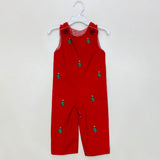 Zuccini Kids Christmas Tree Ashton Longall Red Corduroy