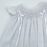 Will'beth 14334 Flutter Sleeve Dress White