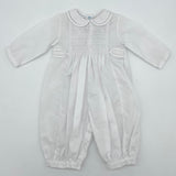 Feltman Brothers 23952 Smocked Long Sleeve Longall White