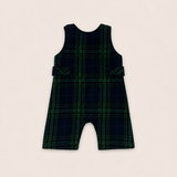 Cotton Kids Blackwatch Green Plaid Longall