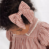 Quincy Mae Red Gingham Hair Bow