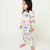 Copper Pearl Justice League 2 Piece Long Sleeve PJ Set
