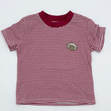 Cypress Row Tailgate T-Shirt Dark Red Stripe