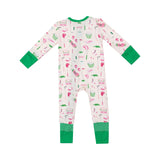 Angel Dear Golf Club Pink 2 Way Zip Romper