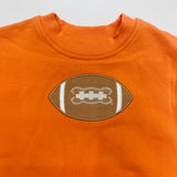Angel Dear Varsity Stripe Football Sweatshirt and Jogger Set Orange