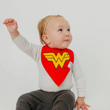 Copper Pearl Wonder Woman Bandana Bib Set 2 Pack
