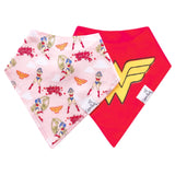 Copper Pearl Wonder Woman Bandana Bib Set 2 Pack