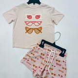 Babysprouts Boxy Tee & Shorts Set Retro Shades