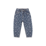 Rylee + Cru Barrel Pant Heart Ditsy