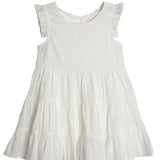 Mabel & Honey Gingham Dreams Girls Dress White