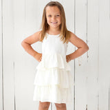 Mabel & Honey Cotton Cloud Dress White