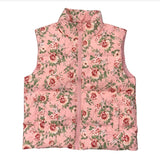 Avery & Alexander Girls Boho Puffer Vest Maelle Beauty Roses