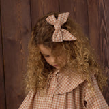 Rylee + Cru Bow Fawn Gingham