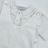 Feltman Brothers Boys Jon Jon 2 Piece Set White