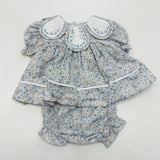 Sophie & Lucas Bloomy Chintz Petal Float Blue