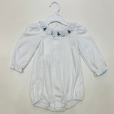 Zuccini Kids Christmas Tree White Knit Scalloped Bubble
