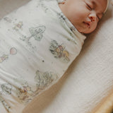 Copper Pearl Hundred Acre Wood Knit Swaddle Blanket