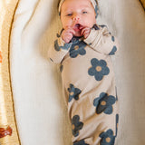 Copper Pearl Gemma Tan Newborn Knotted Gown