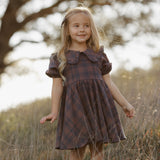 Rylee + Cru Camille Dress Midnight Plaid